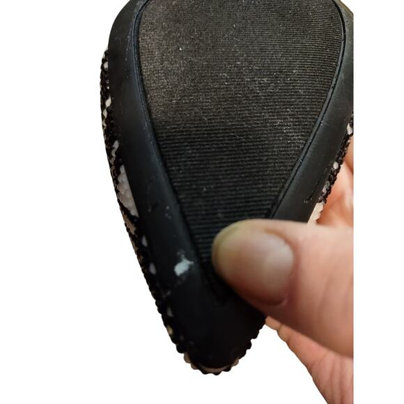 INC Black White Plaid Beaded Heel Pump with Black Velvet ZITAH56F Size 6M - Picture 8 of 9